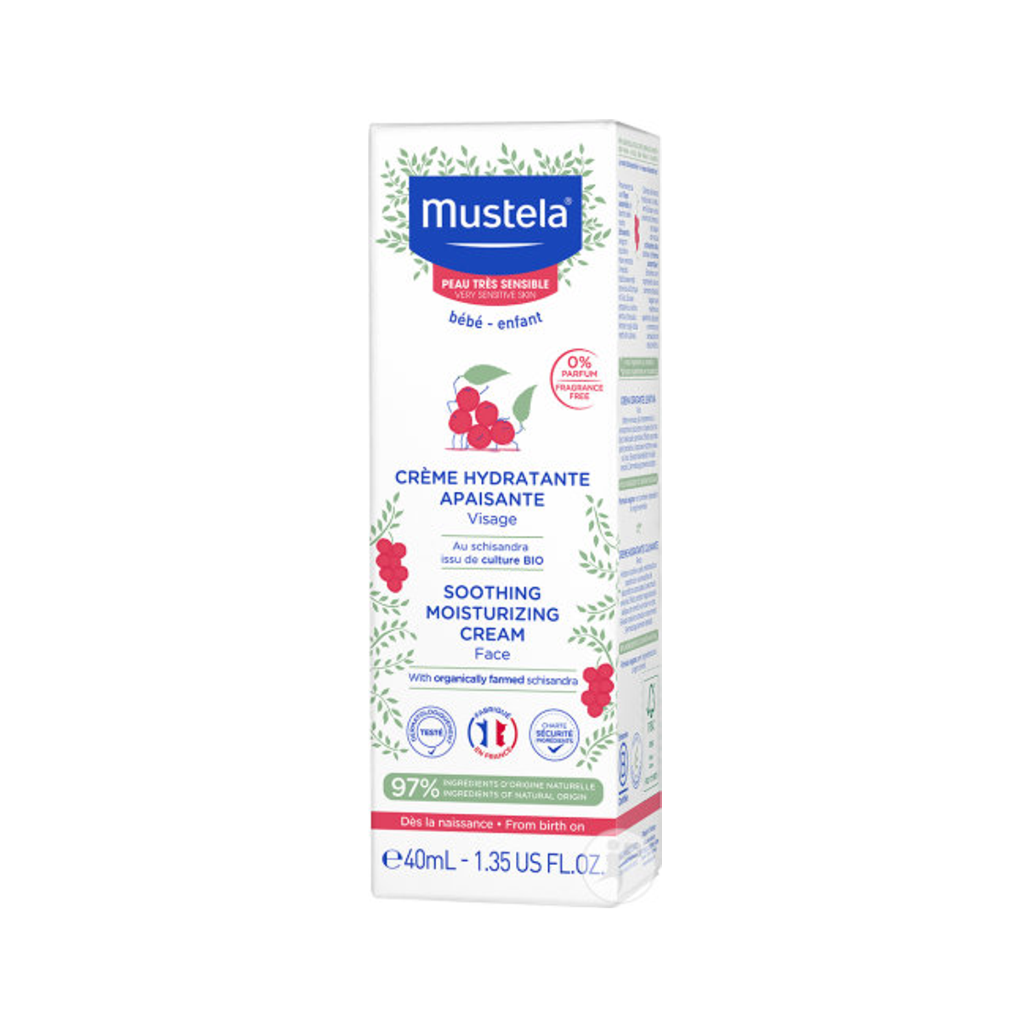 Mustela beruhigende Gesichtscreme Tb 40ml