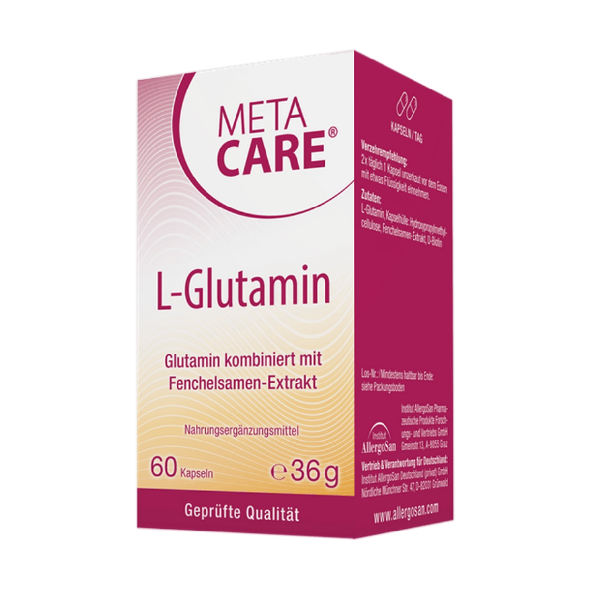 Metacare L-Glutamin Kapseln 60 Stück