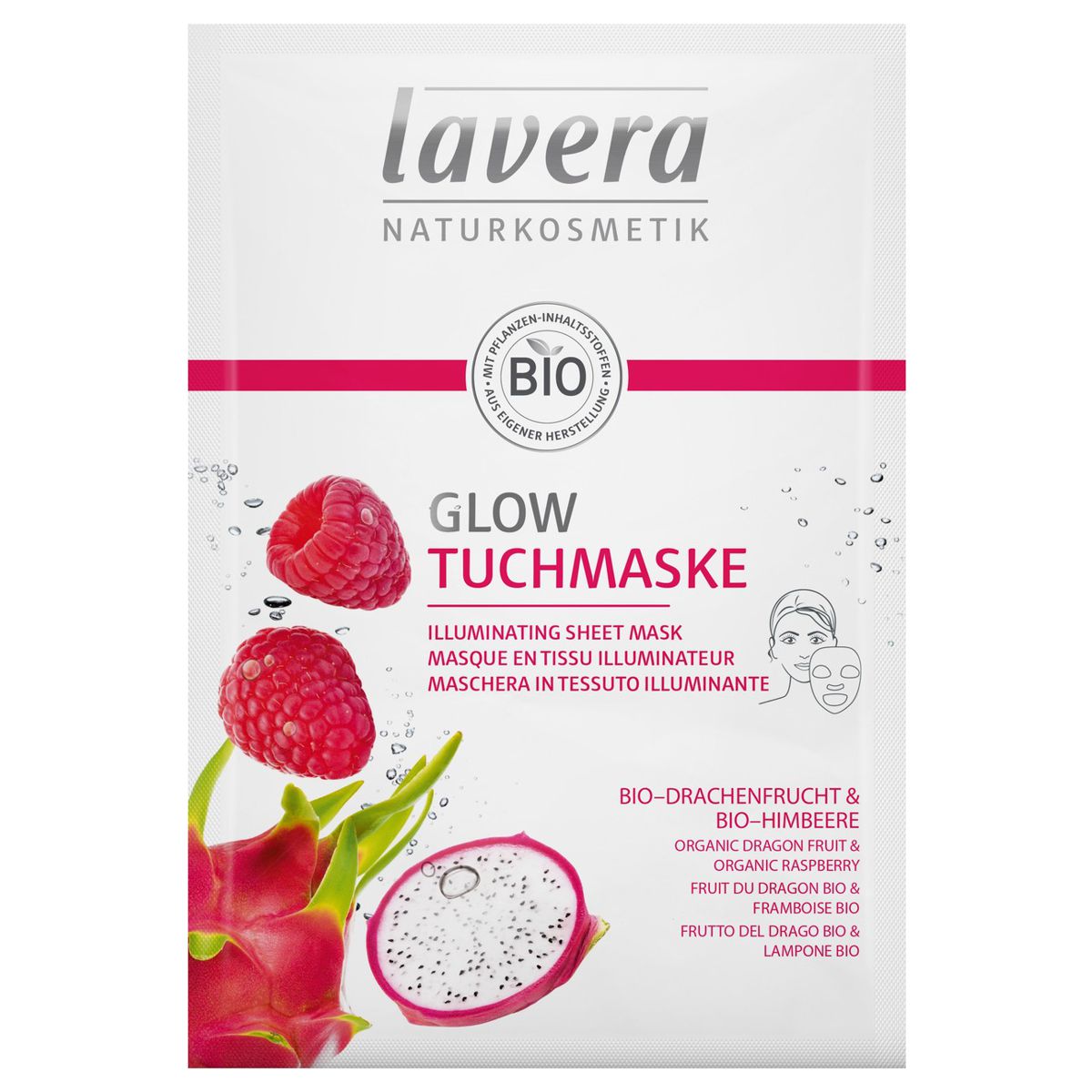 Lavera Tuchmaske Glow Beutel