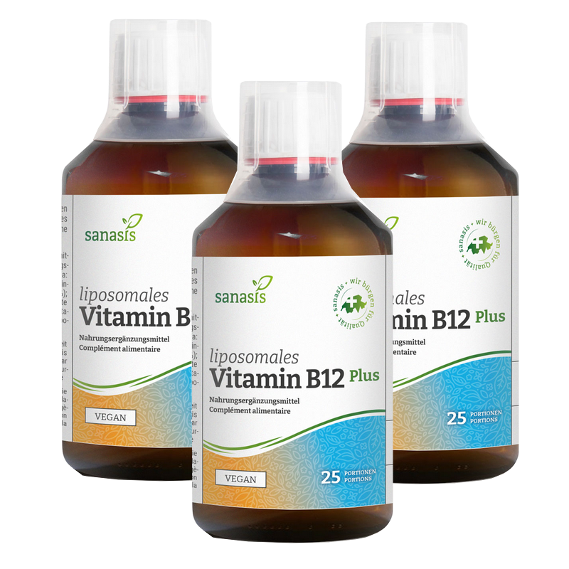 Sanasis Vitamin B12 plus liposomal 3 x 250 ml