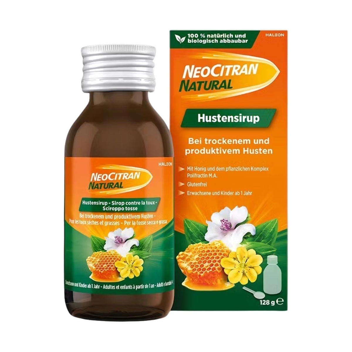 NEOCITRAN Natural Hustensirup 95 ml