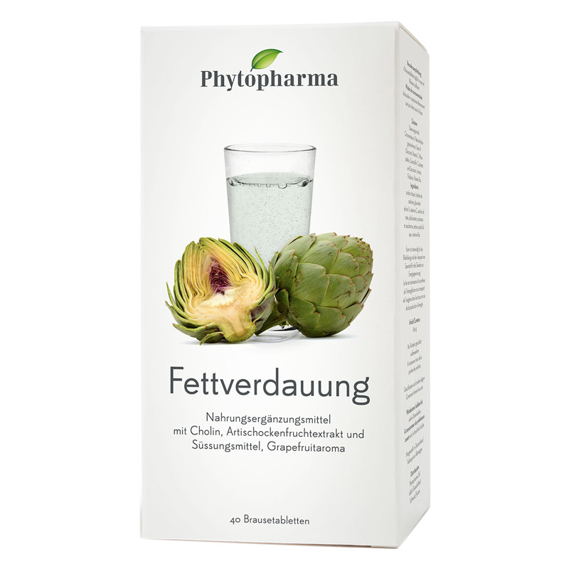 Phytopharma Fettverdauung Brausetabletten 40 Stück