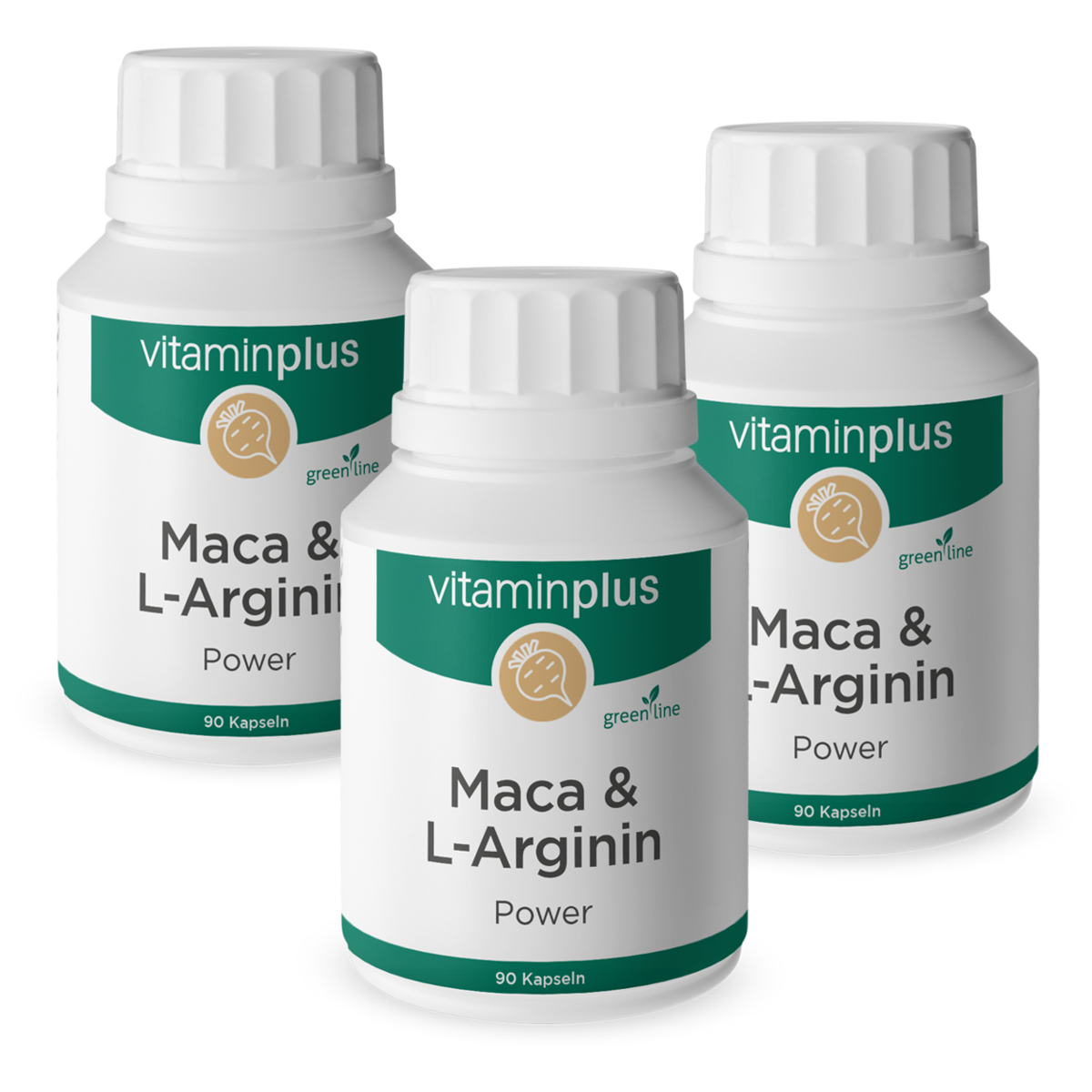 Vitaminplus Maca & L-Arginin Kapseln 3x 90 Stück