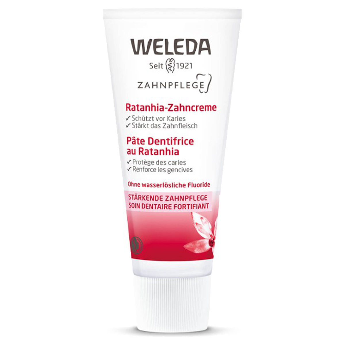 Weleda Ratanhia-Zahncreme Tube 75 ml