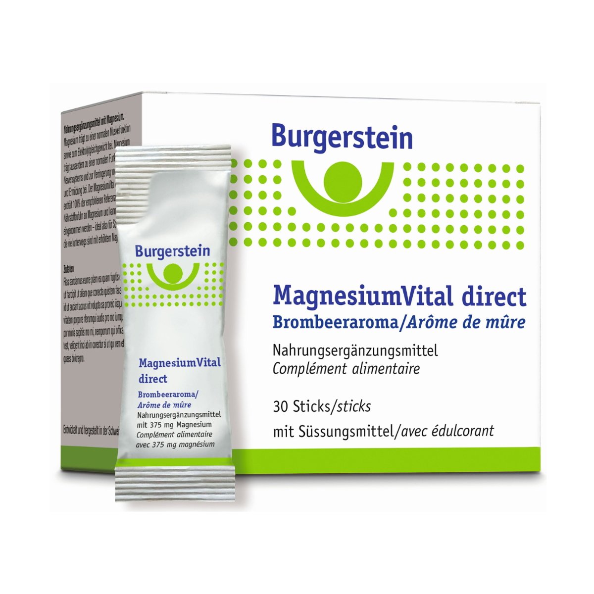 Burgerstein Magnesiumvital direct Stick 30 Stück