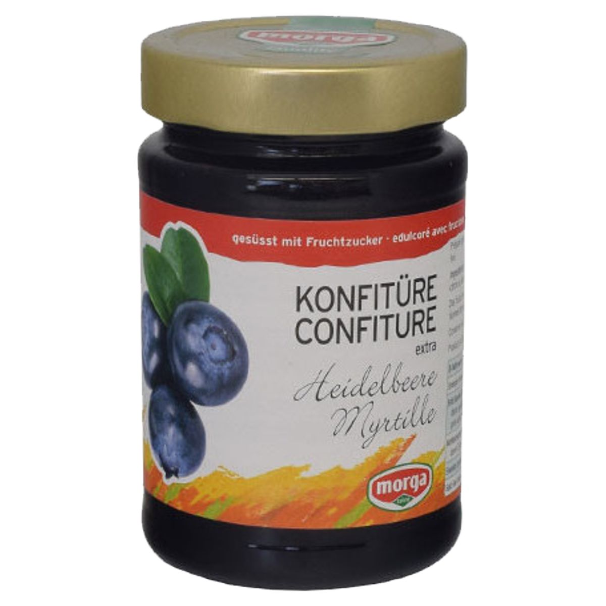 Morga Konfitüre Heidelbeer Fruchtzucker 350 g