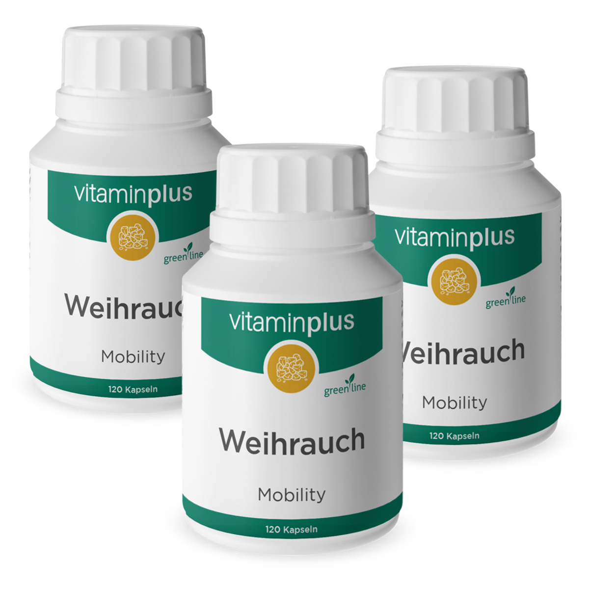 Vitaminplus Weihrauch Extrakt Kapseln 3x 120 Stück