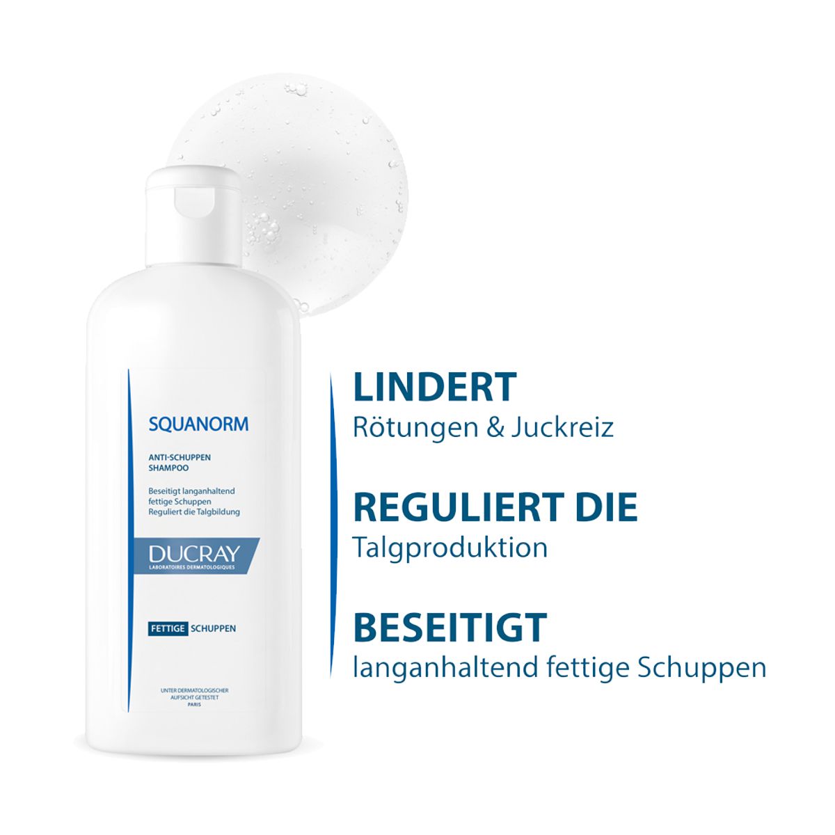 Ducray Squanorm Shampoo Fettige Schuppen 200 ml