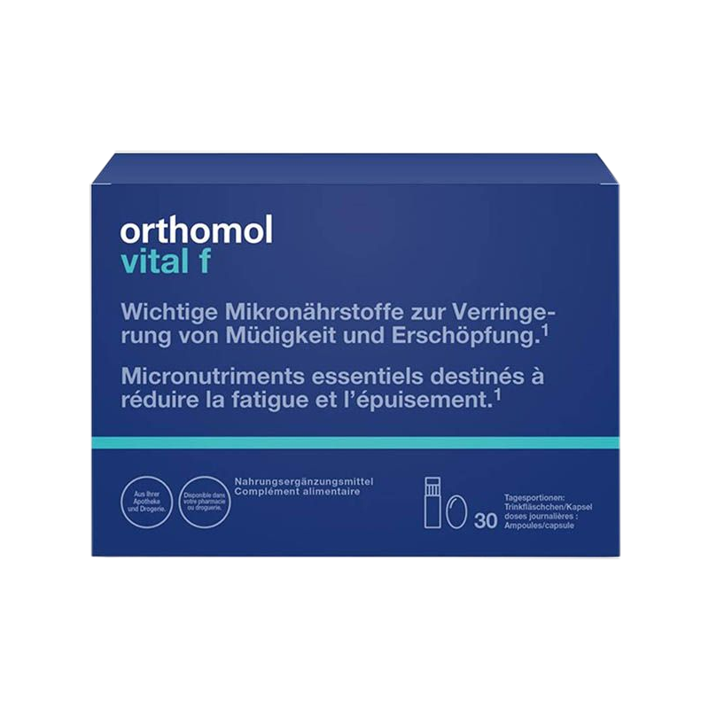 Orthomol Vital f Trinkampullen + Kaspeln je 30 Stück