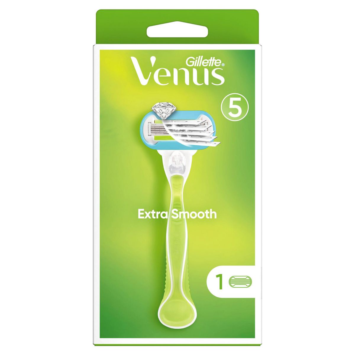 GILLETTE Venus Extra Smooth Rasierapparat 1 Klinge