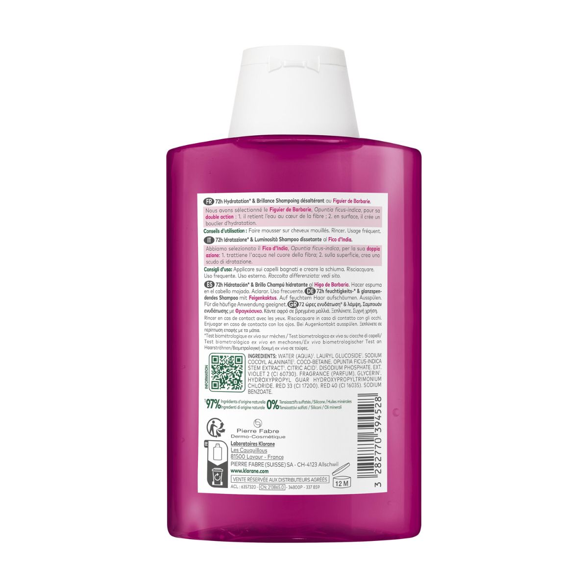 Klorane Feigenkaktus Shampoo Fl 200 ml