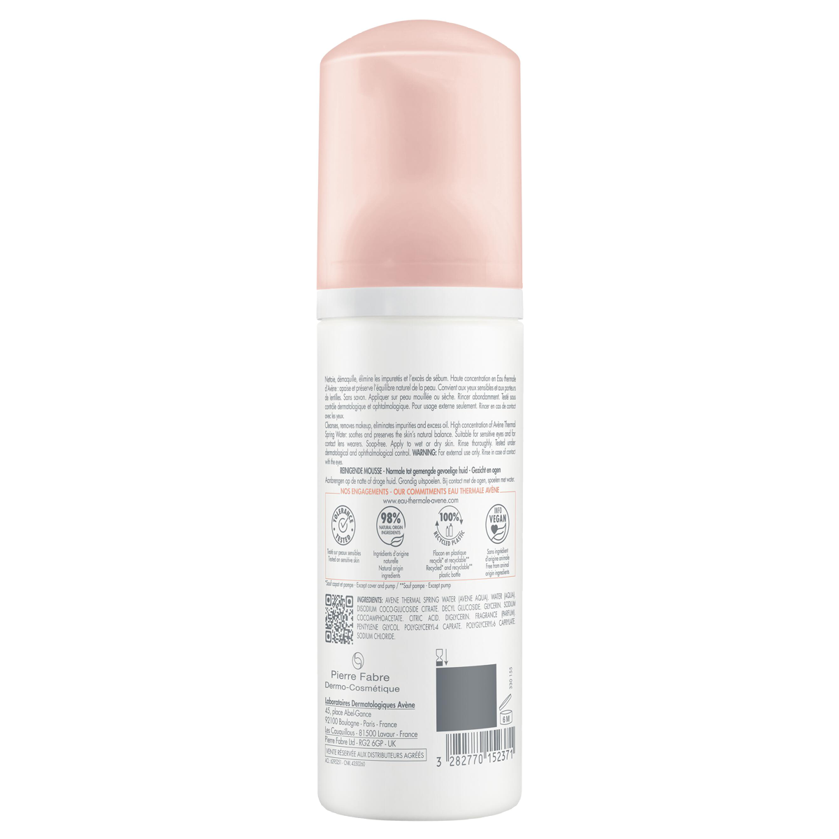 Avène Reinigungsschaum Dispenser 150 ml