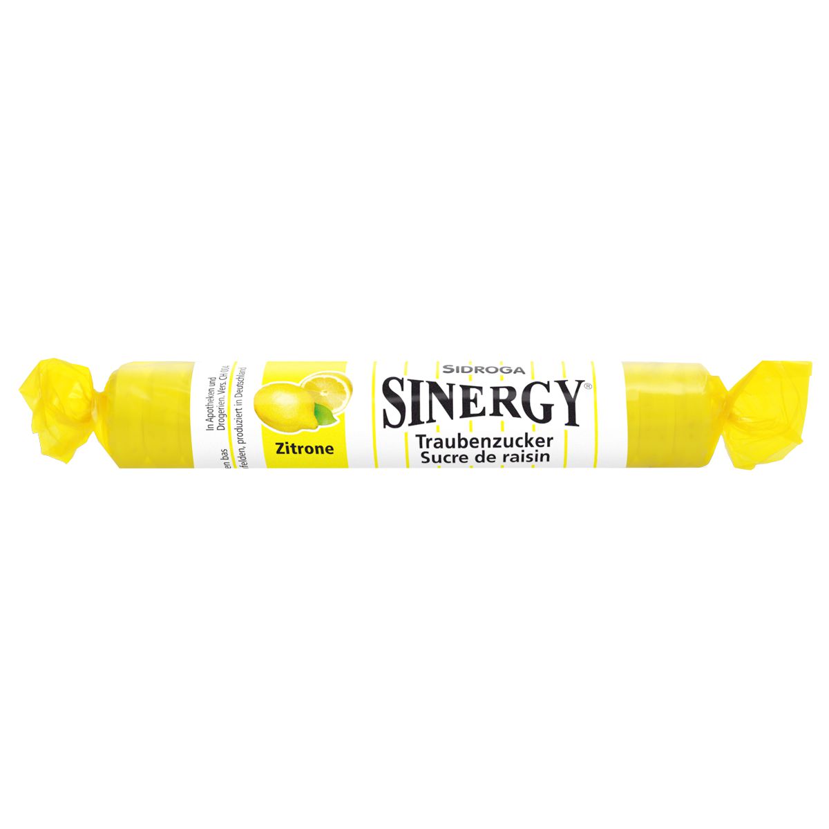 Sinergy Traubenzucker Zitrone 40 g