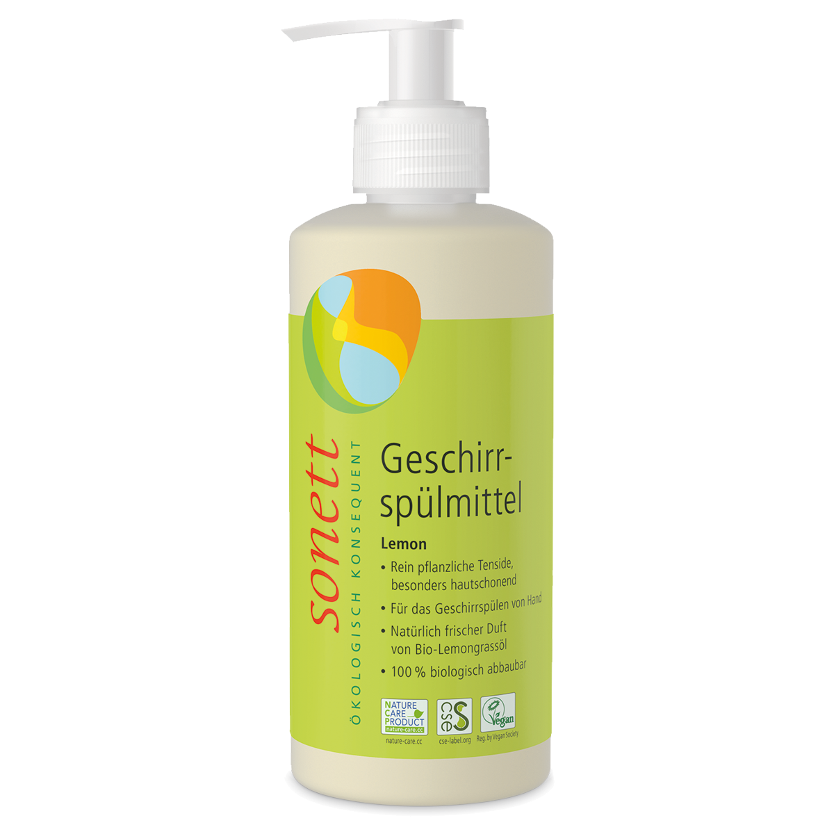 Sonett Geschirrspülmittel Lemon Pumpspender 300 ml