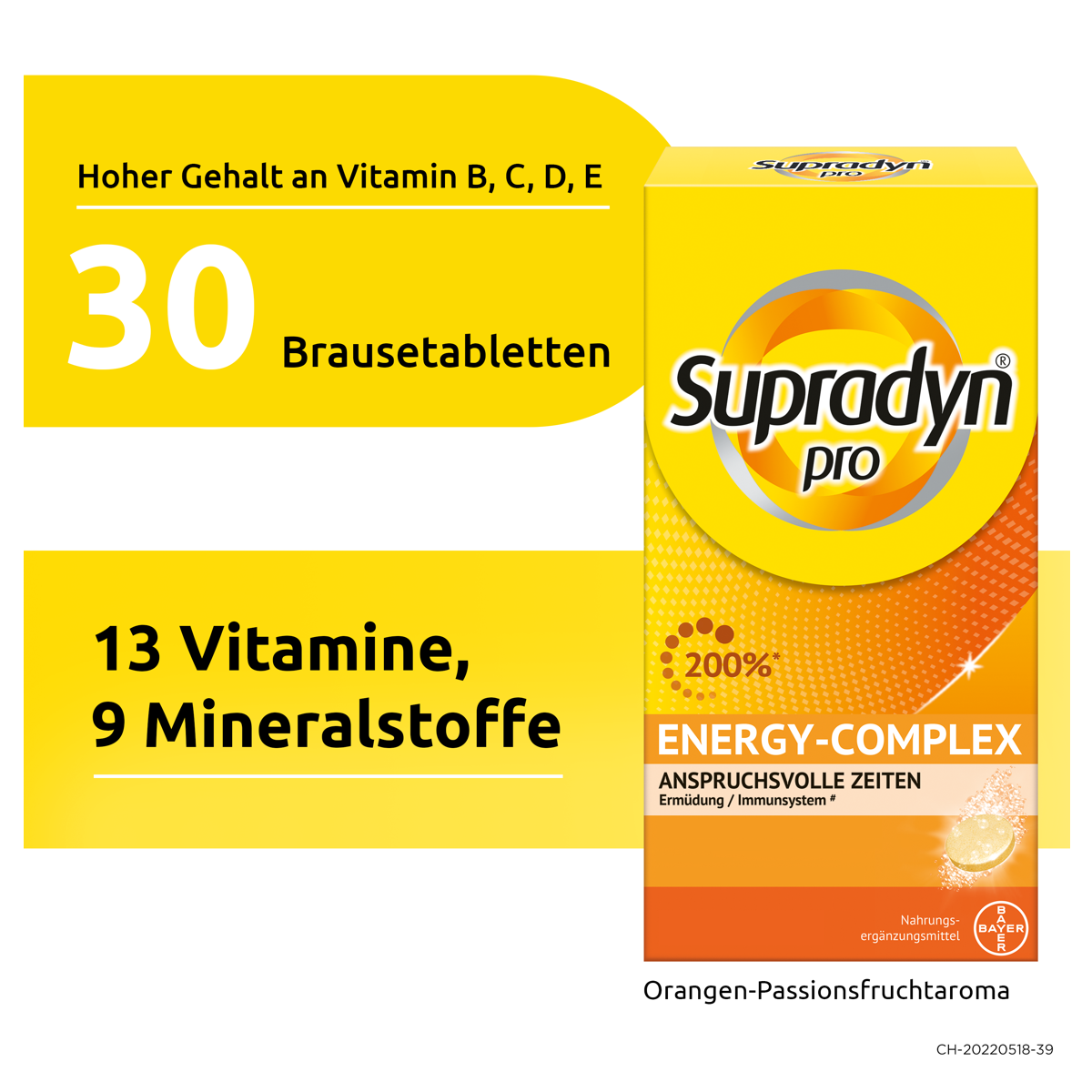 Supradyn pro energy-complex Brausetabletten 30 Stück