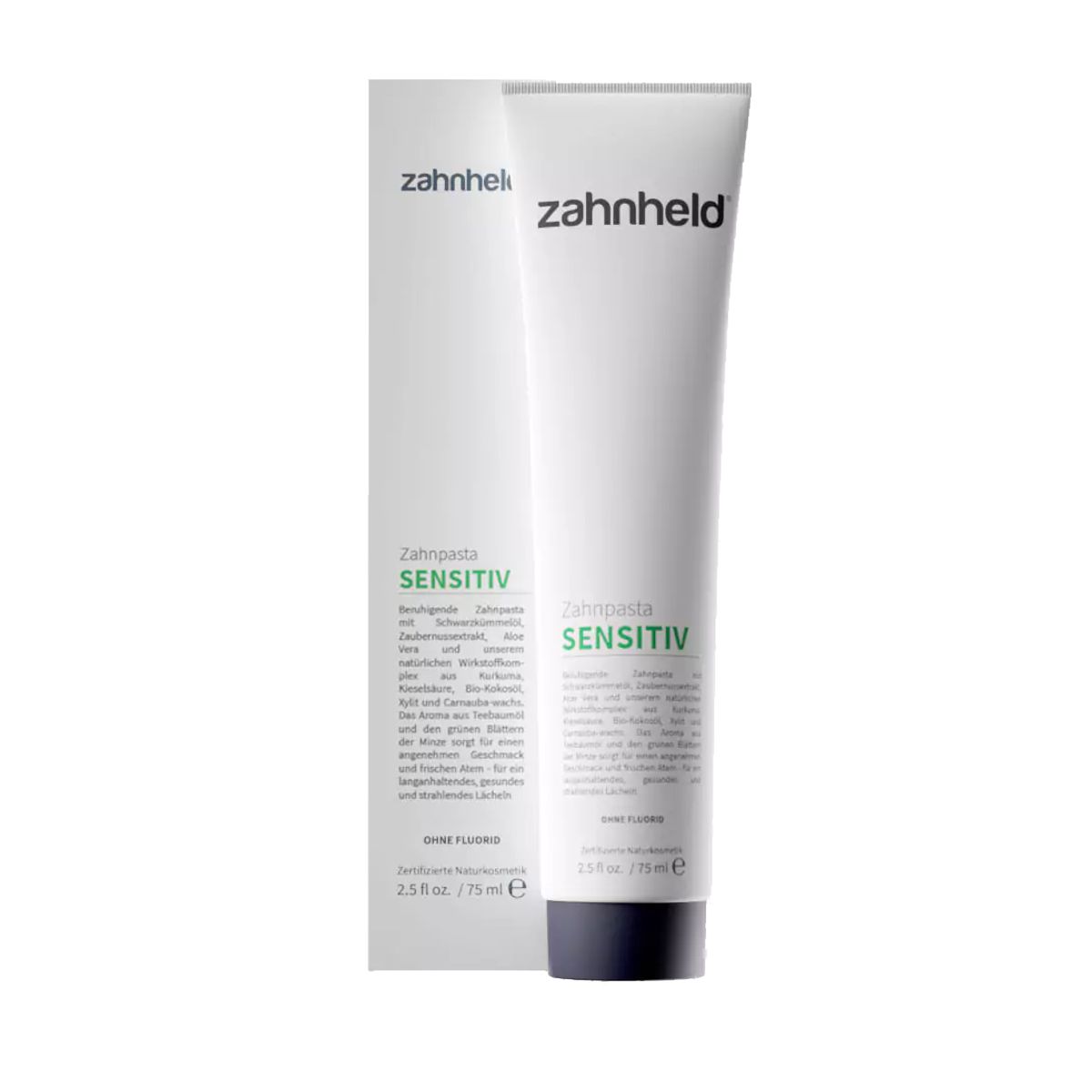 Zahnheld Zahnpasta sensitive fluoridfrei 75 ml