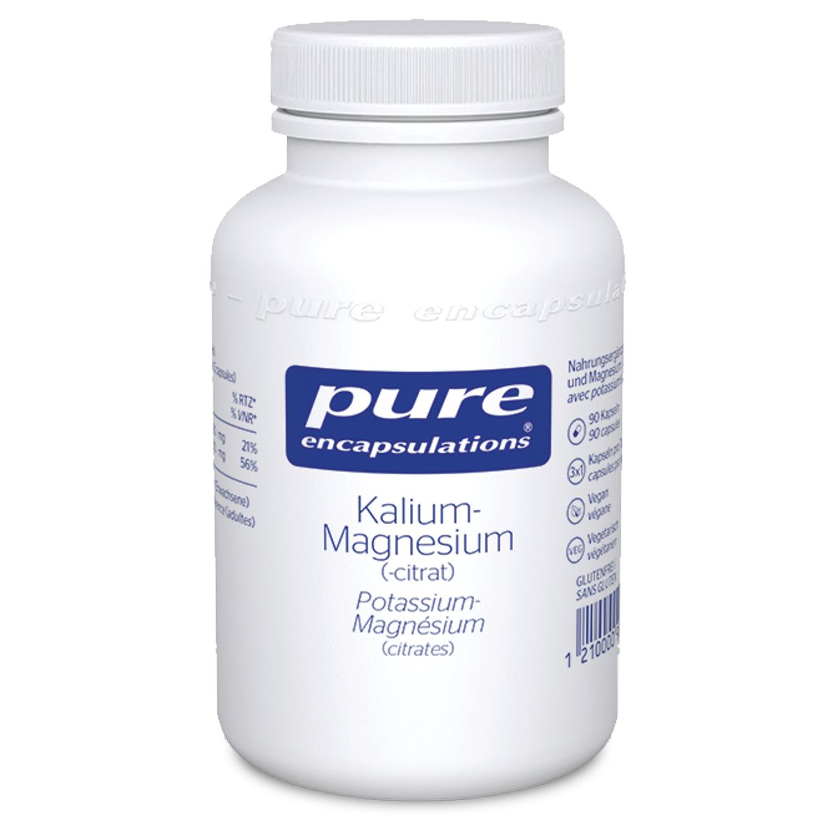 Pure Kalium-Magnesium Kapseln Dose 90 Stück