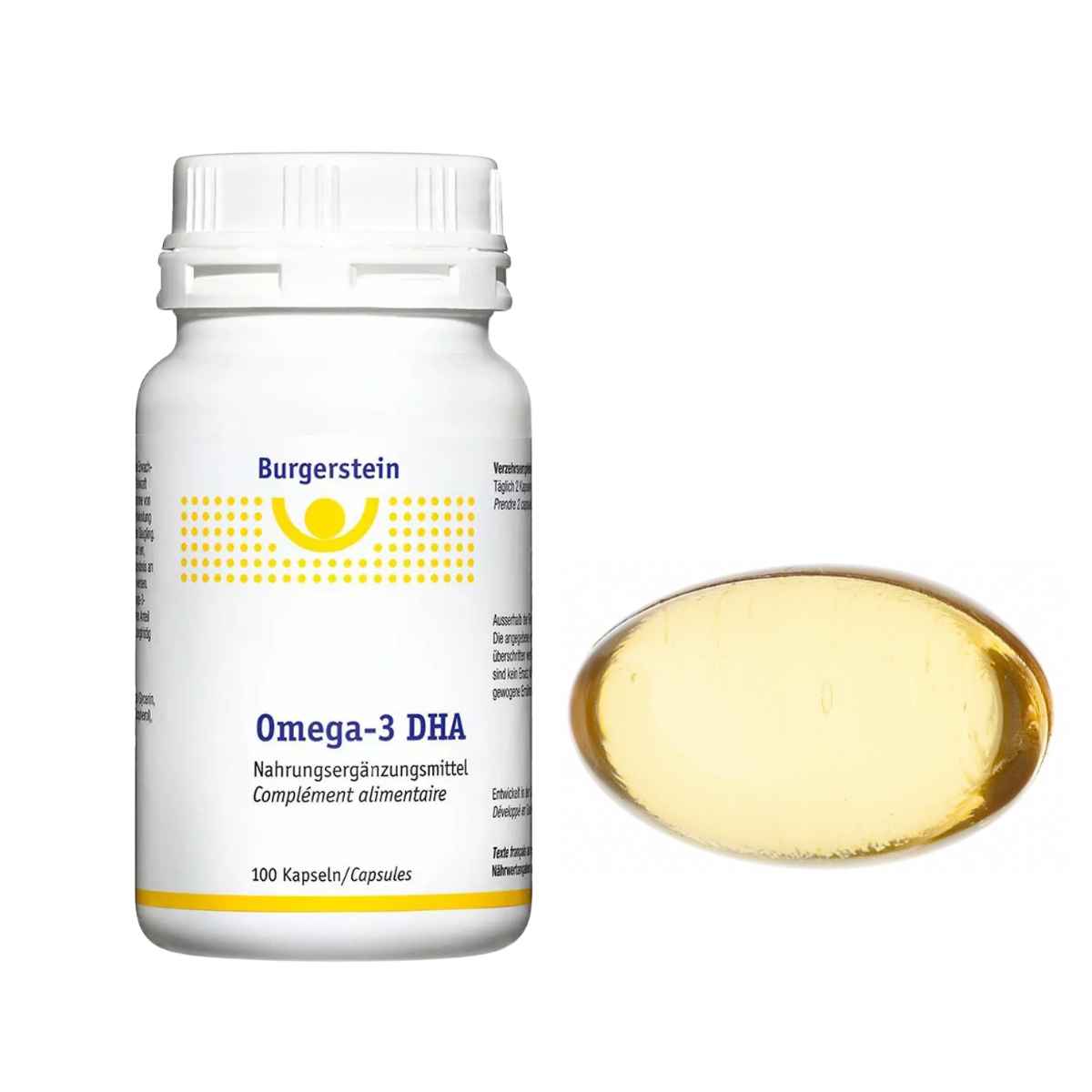 Burgerstein Omega 3 DHA Kapseln 3x 100 Stück