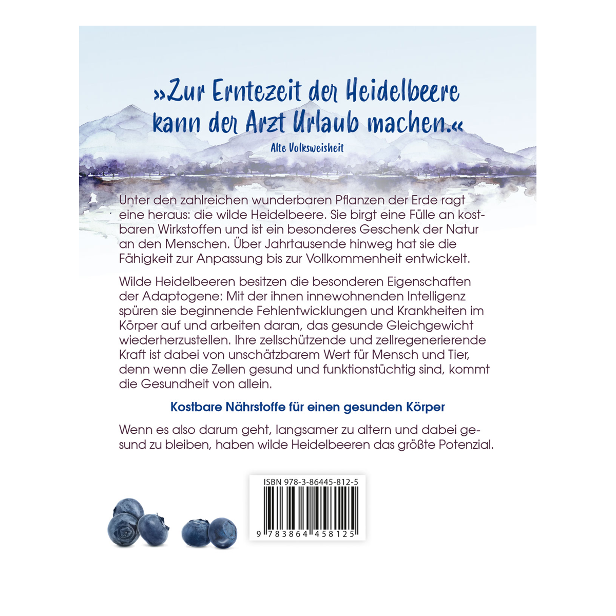 BUCH: Wilde Heidelbeere - Eine Heilpflanze voller kosmischer Intelligenz