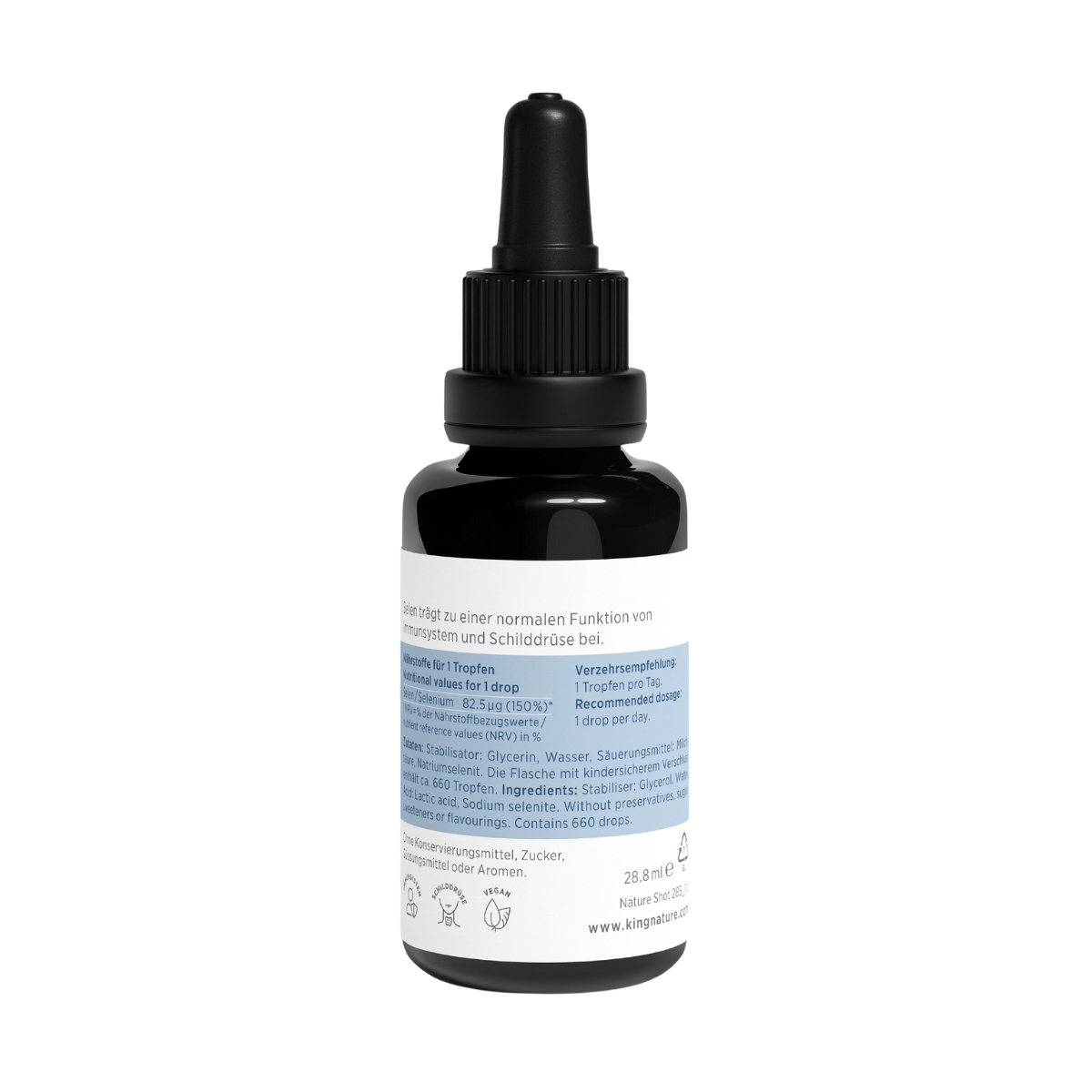 Kingnature Selen Vida Tropfen 28.8 ml