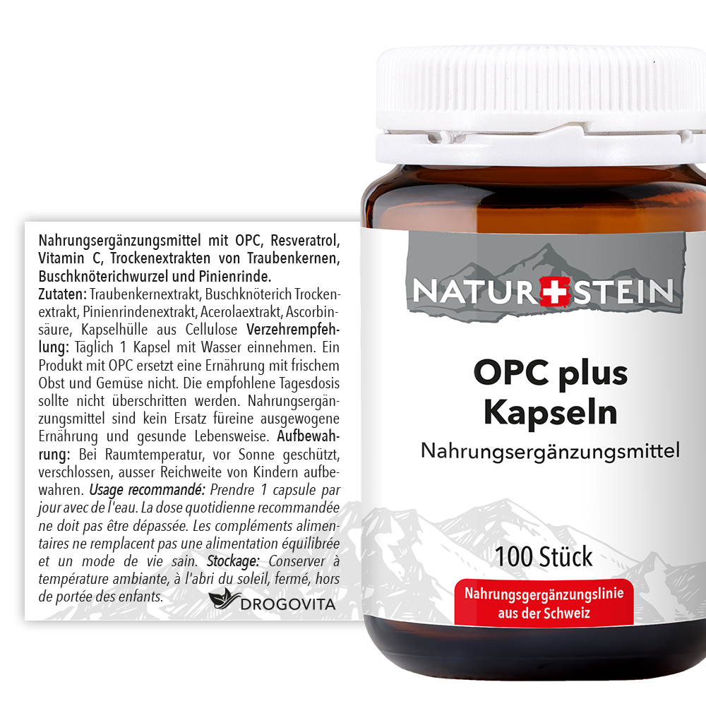 Naturstein OPC plus Kapseln 100 Stück