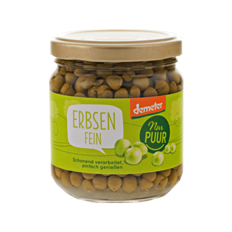 Nur Puur Erbsen Demeter 350 g