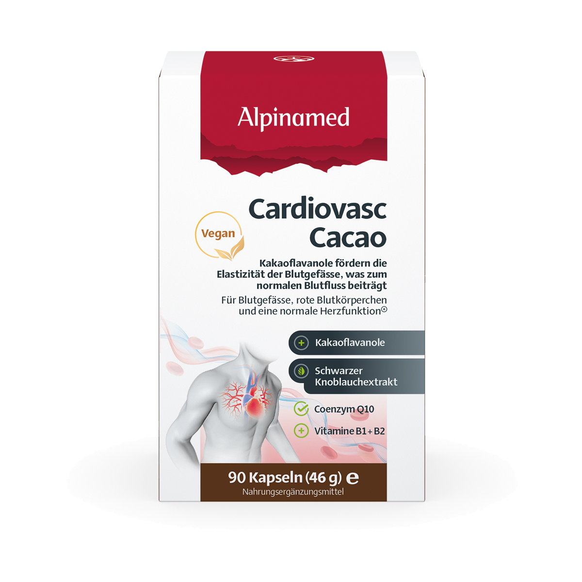 Alpinamed Cardiovasc Cacao Kapseln 90 Stück