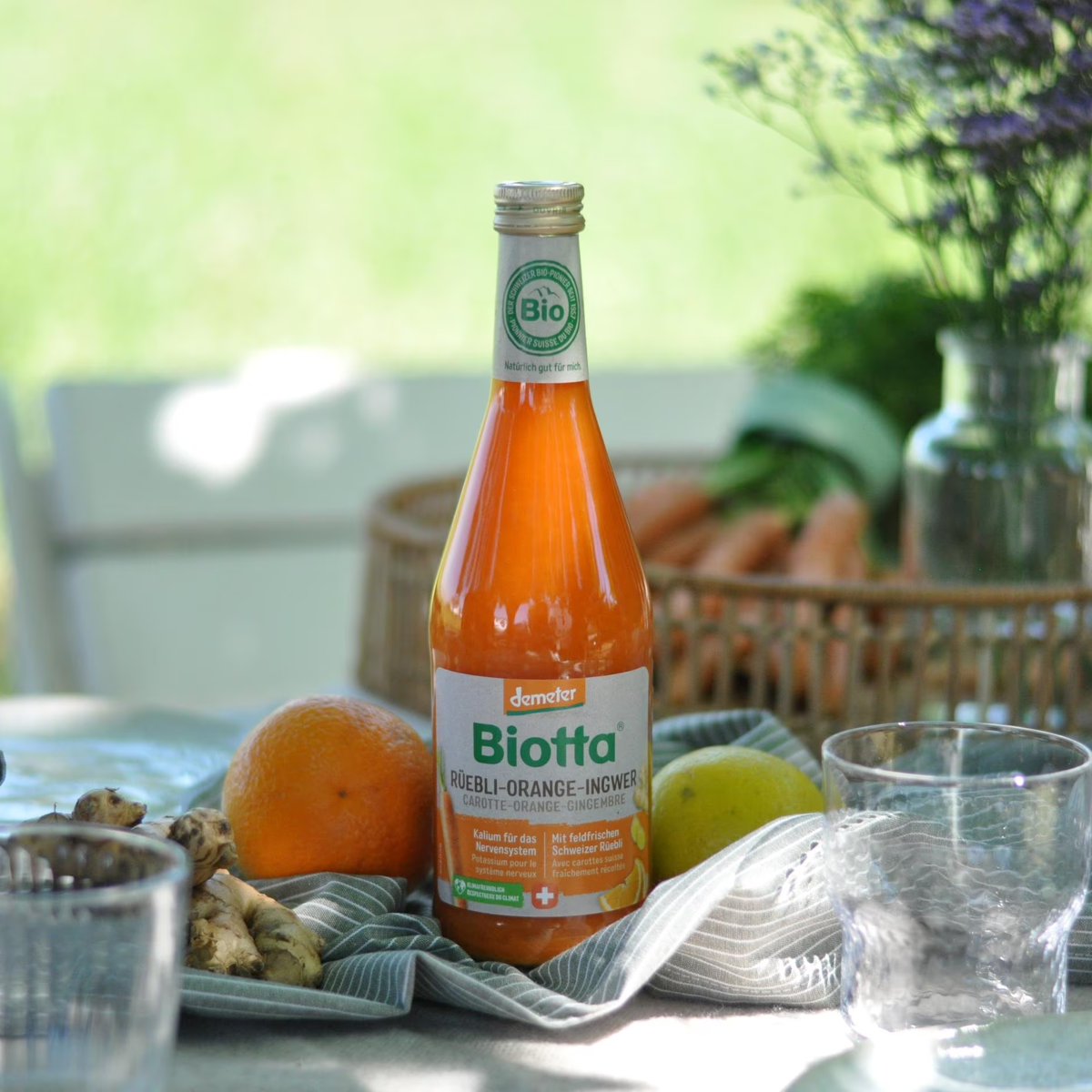 Biotta Rüebli Orange Ingwer Demeter 6 Fl 5 dl