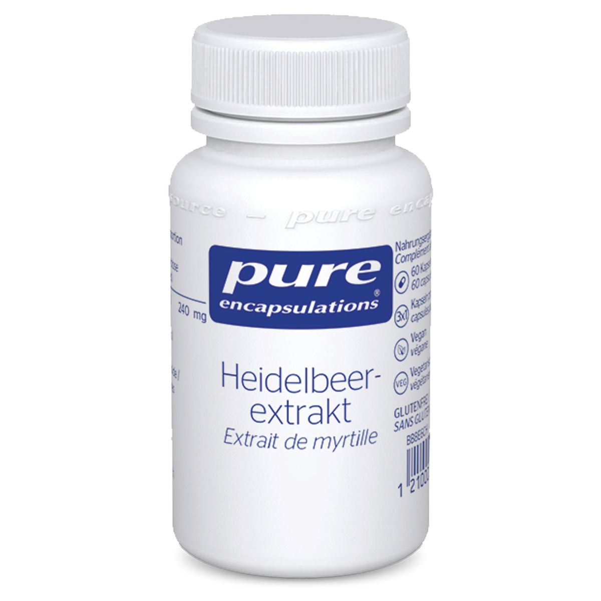 Pure Heidelbeerextrakt Kapseln Dose 60 Stück