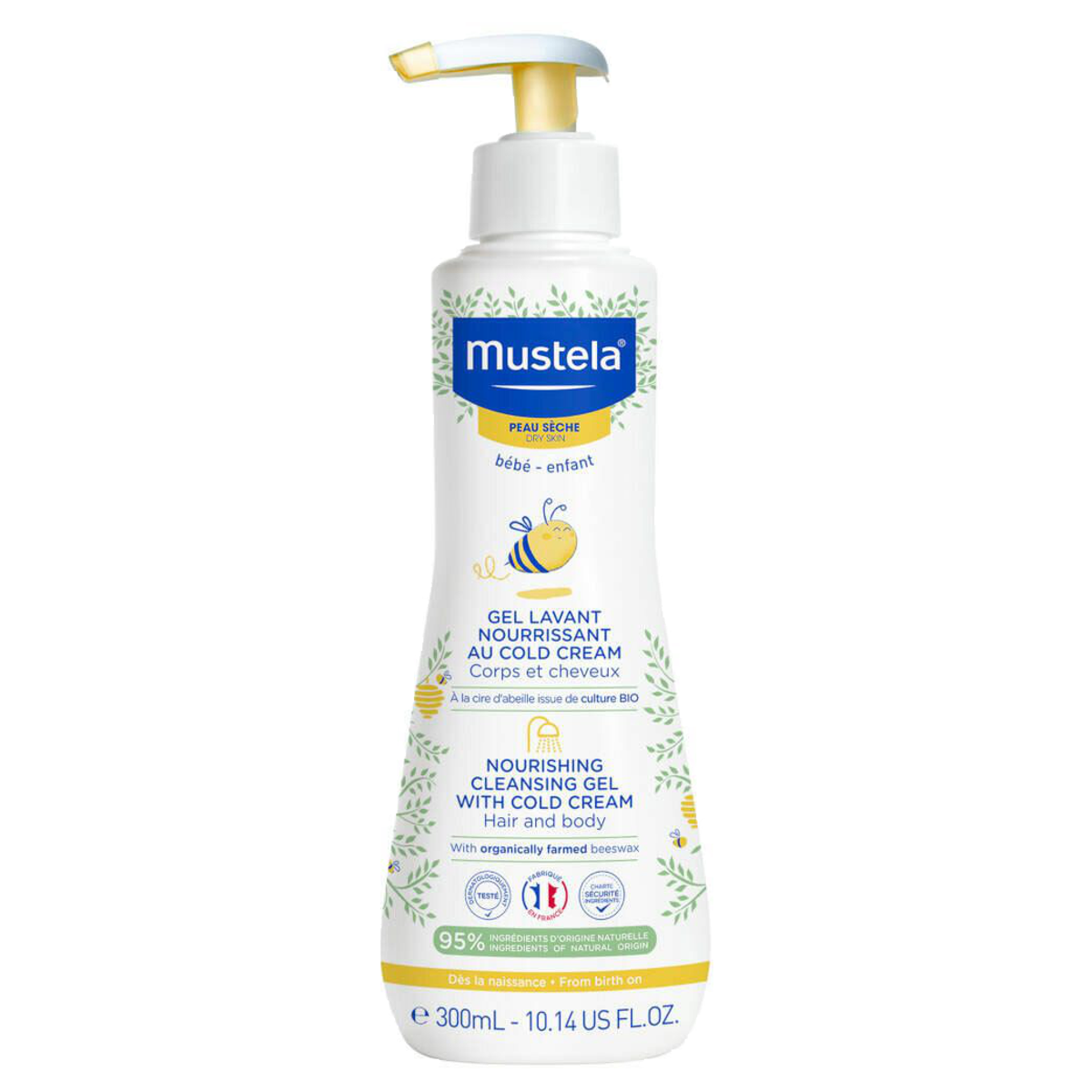 Mustela Waschgel Cold Cream trockene Haut 300ml