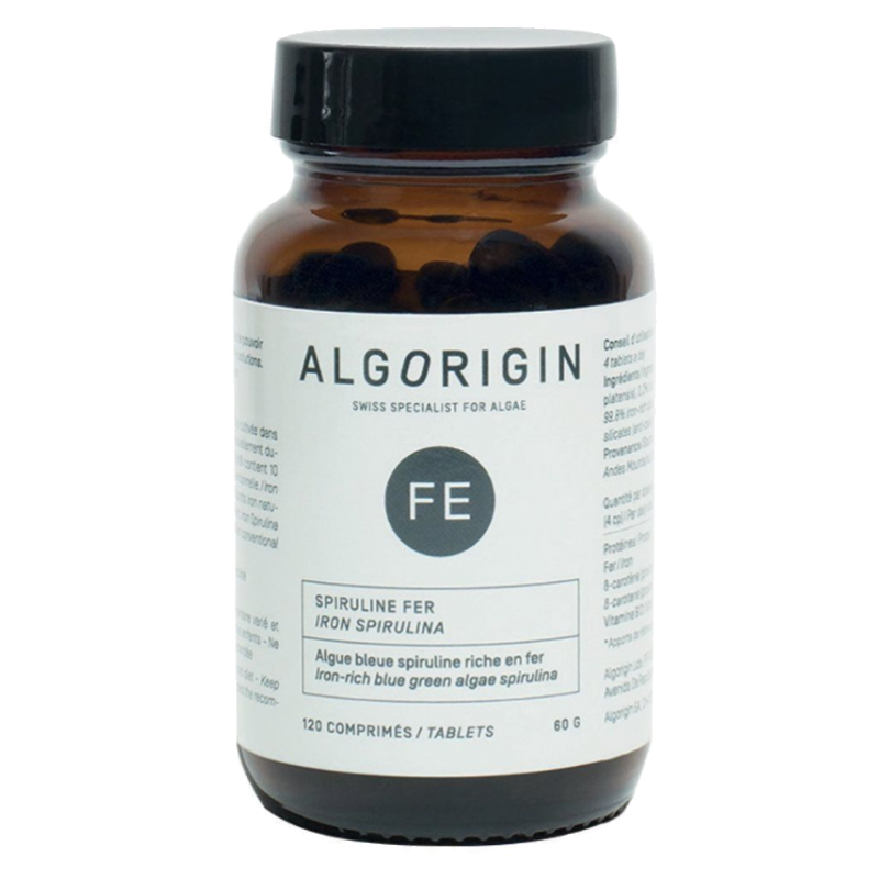 ALGORIGIN Eisen Spirulina Tabletten 120 Stück