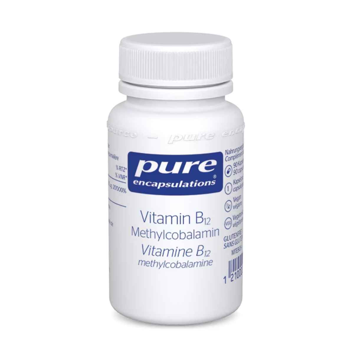 Pure Encapsulations Vitamin B12 Methylcobalamin Kapseln 90 Stück