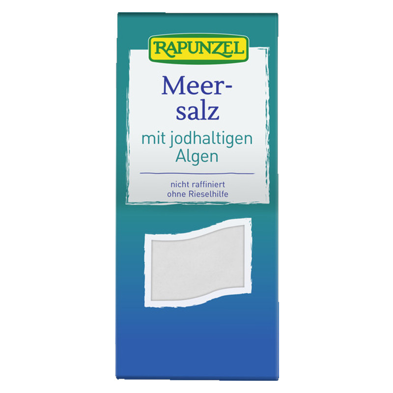 Rapunzel Meersalz jodiert Beutel 500 g