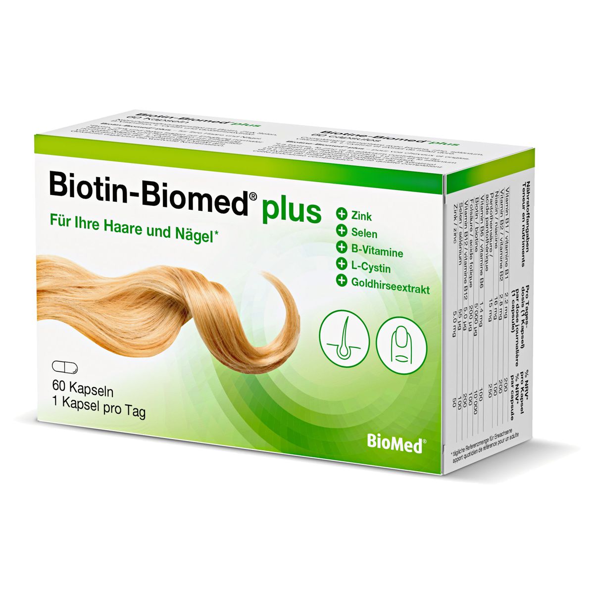 BIOTIN Biomed plus Kapseln 60 Stück