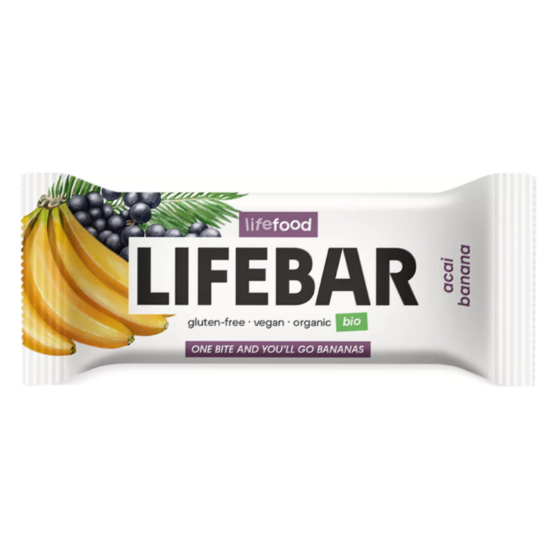 Lifefood Bio Lifebar Superfoods Açaí Banane Riegel 40 g