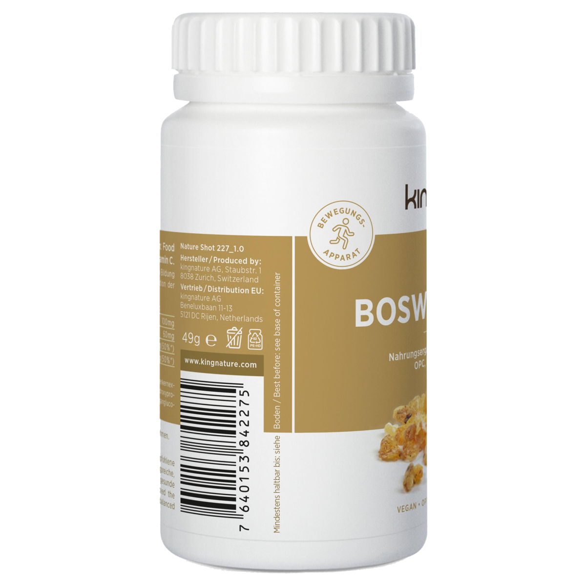 Kingnature Boswellia Vida Kapseln 100 mg Dose 90 Stück