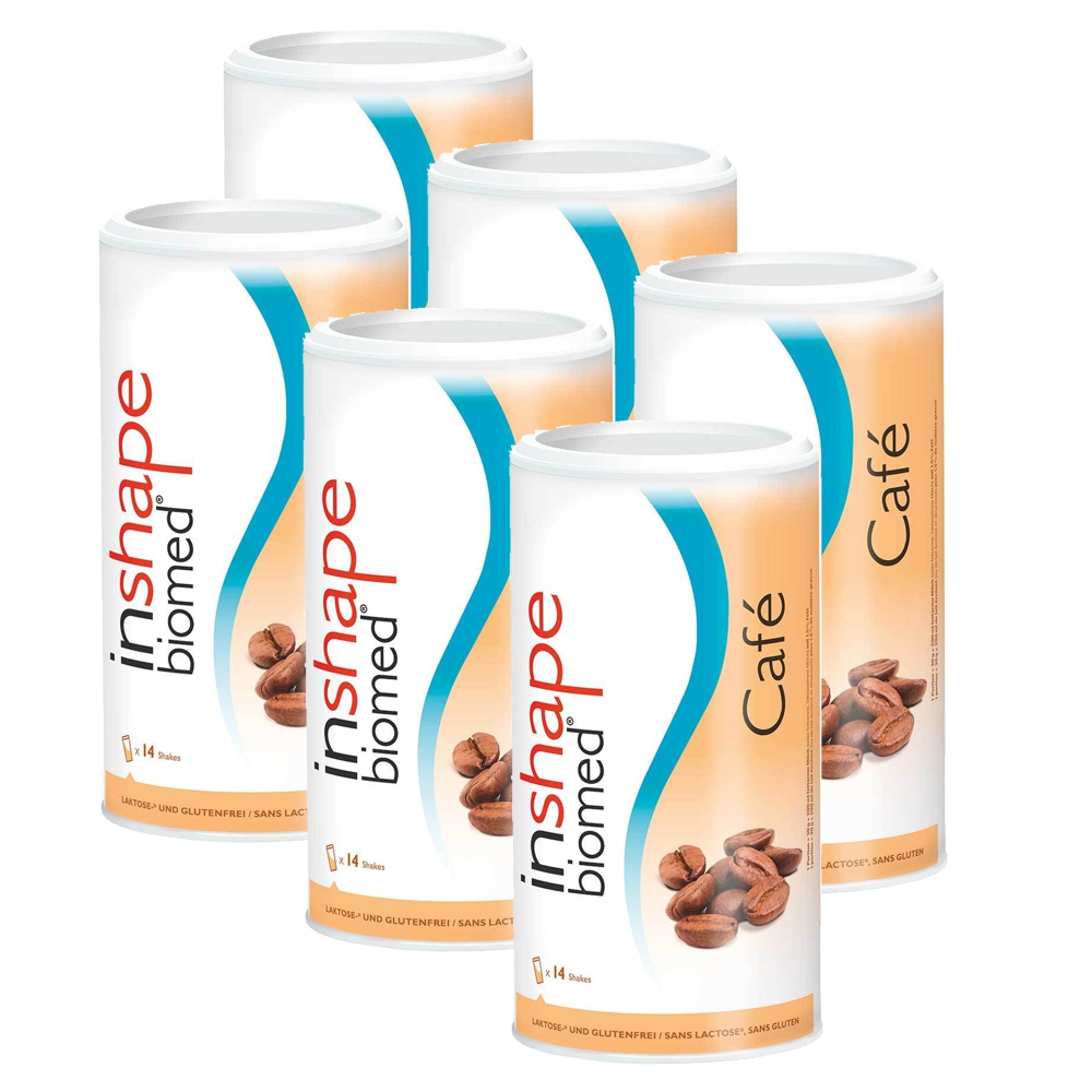 INSHAPE Biomed Pulver Café 6x 420 g