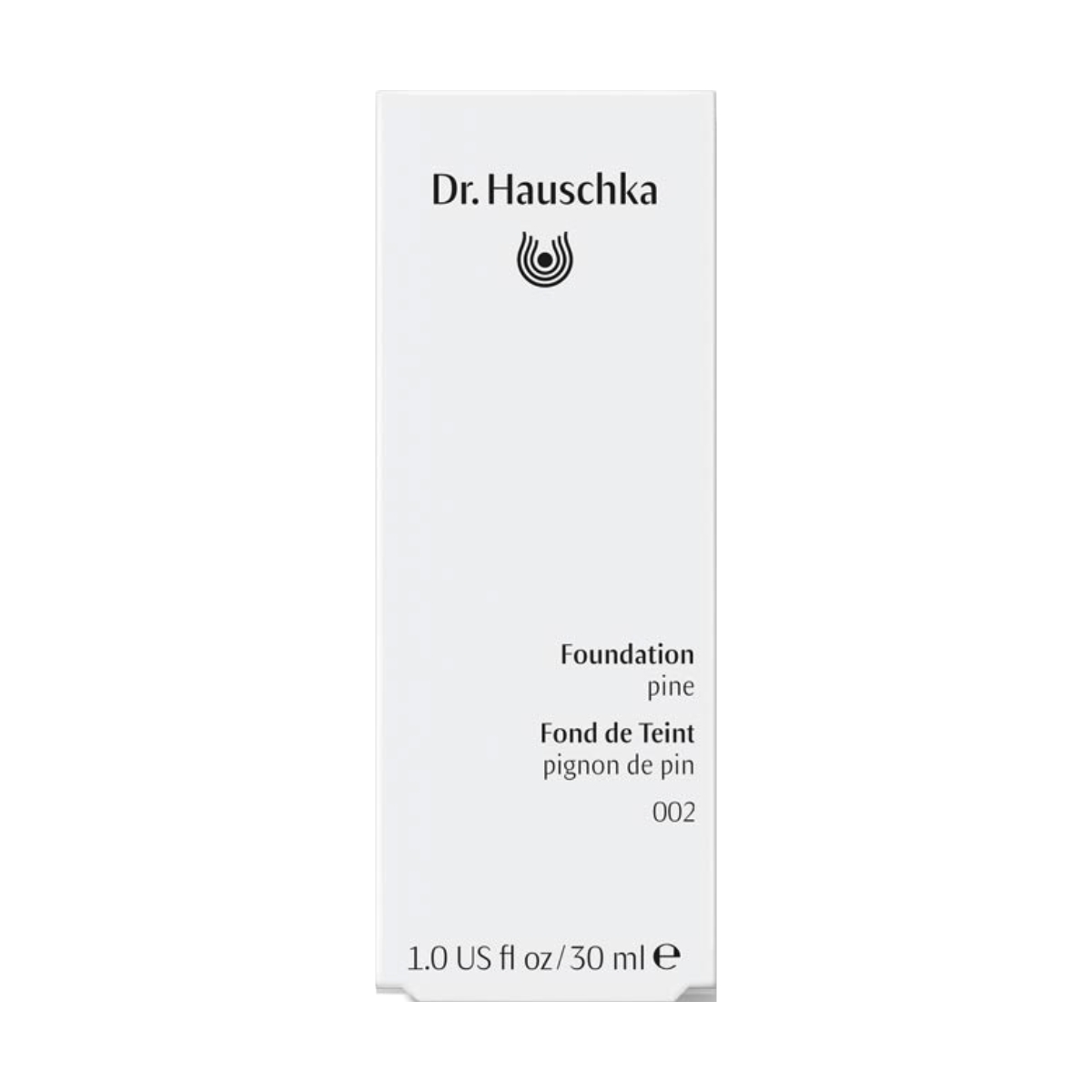 Dr Hauschka Foundation 002 pine 30 ml Verpackung