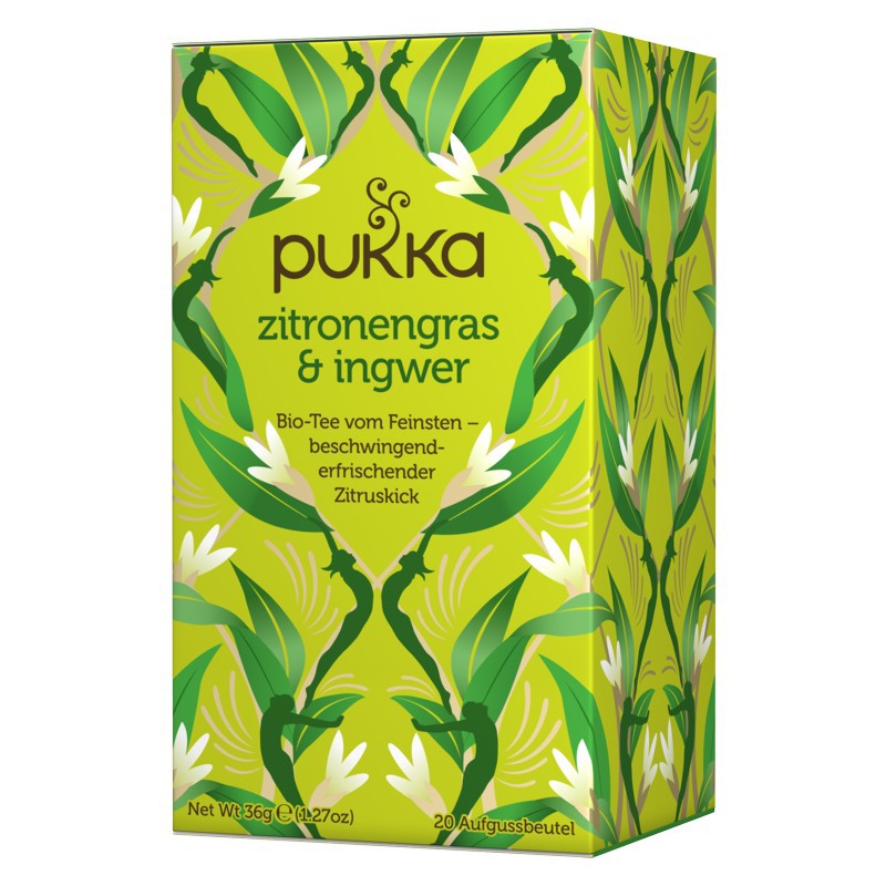 PUKKA Zitronengras & Ingwer Tee Bio 20 Beutel