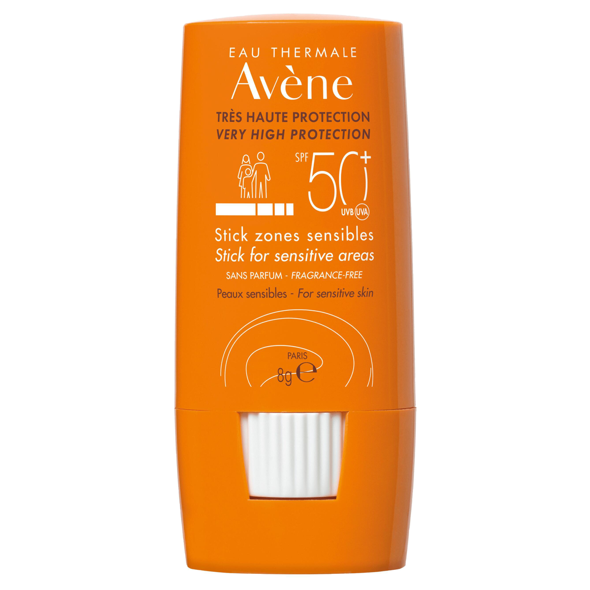 Avène Sun Sonnenstick empfindliche Hautareale SPF50+ 8 g