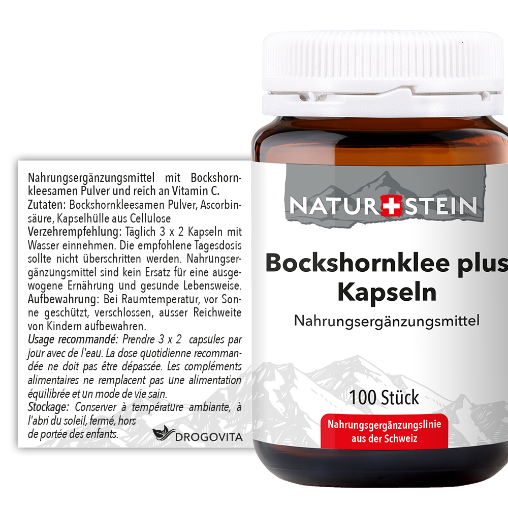 Naturstein Bockshornklee plus Kapseln 100 Stück