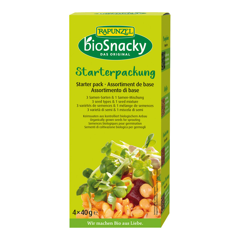 Biosnacky Starter-Packung 4 x 40 g