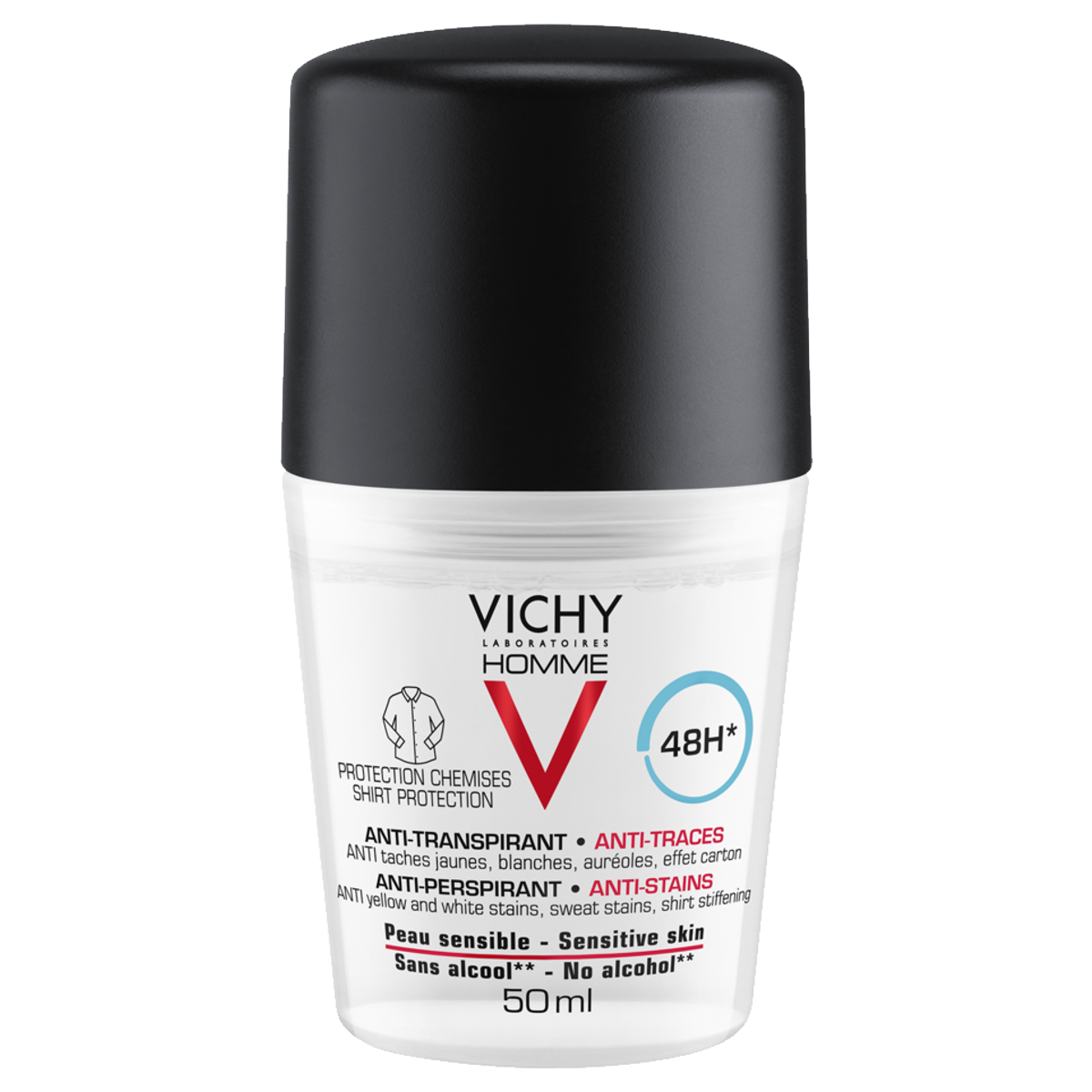 Vichy Homme Deo Anti-Flecken 48h Roll-on 50 ml