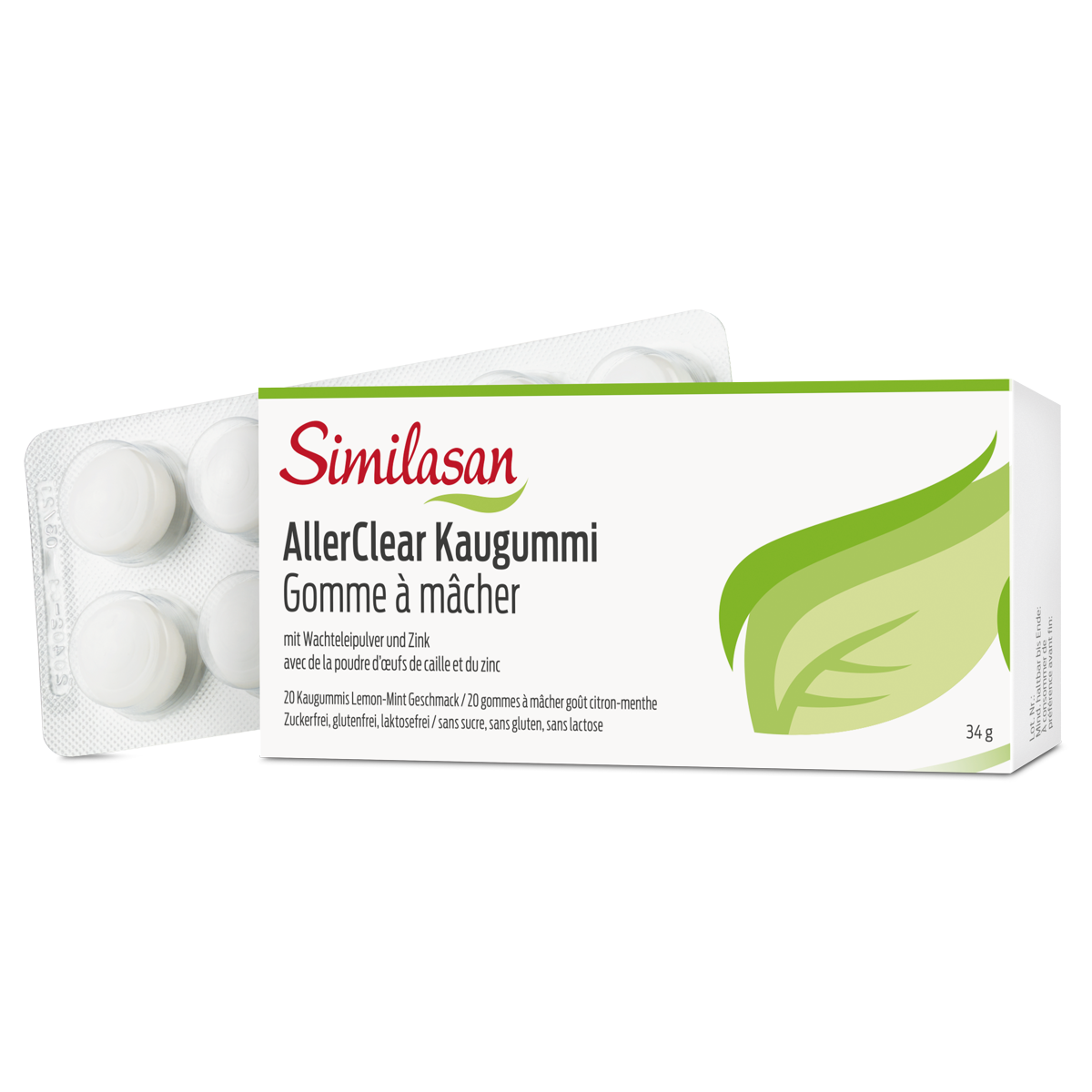 Similasan AllerClear Kaugummi 20 Stück