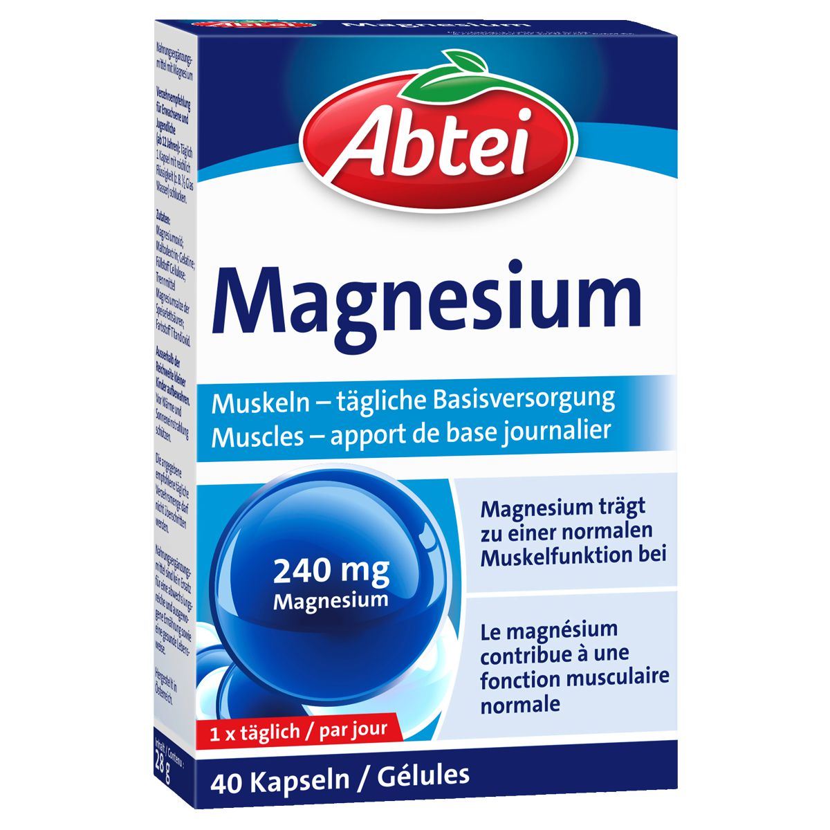 Abtei Magnesium Kapseln 40 Stück