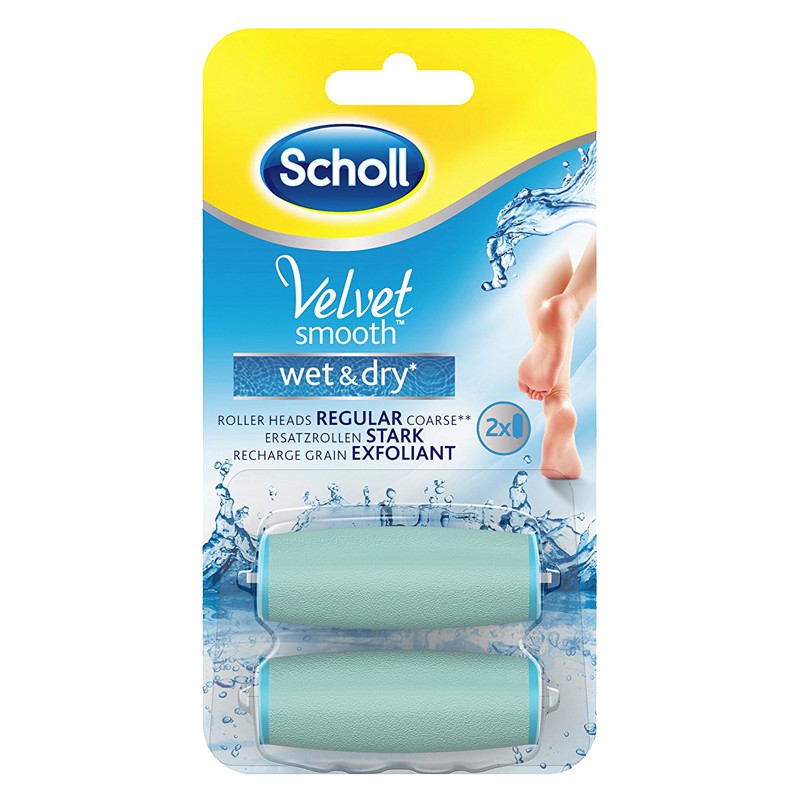 SCHOLL Velvet Smooth Wet & Dry Ersatzrollen 2 Stück