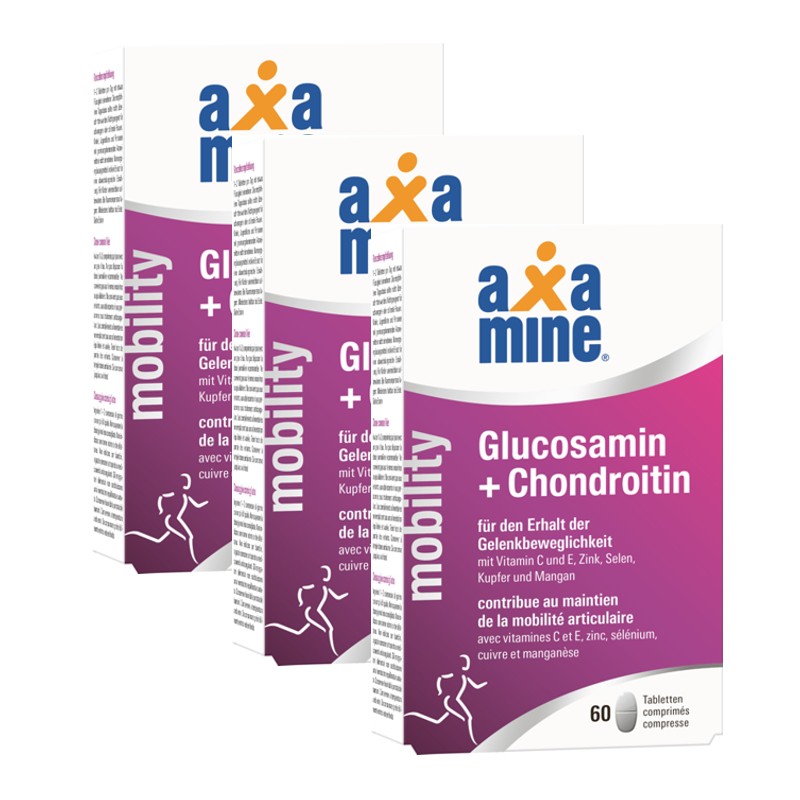 Axamine Glucosamin Chondroitin 3x 60 Tabletten