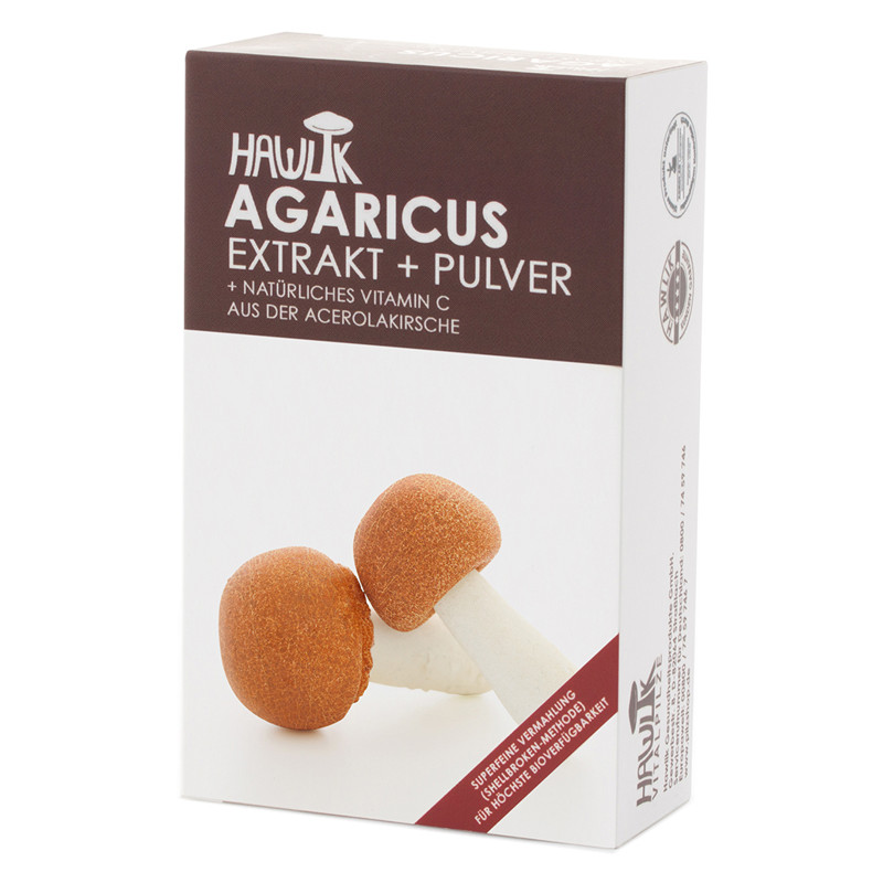 Hawlik Agaricus Extrakt + Pulver Kapseln 60 Stück