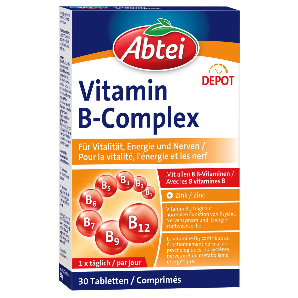 Abtei Vitamin B-Complex Depot Tabletten 30 Stück