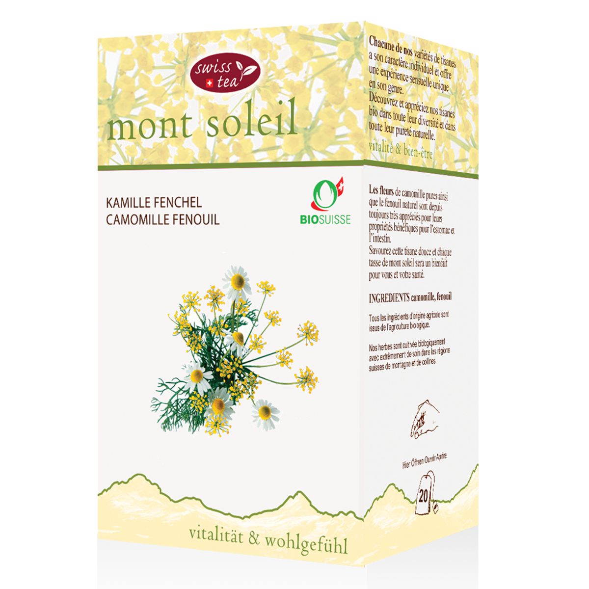 Swisstea Mont Soleil Beutel 20 Stück